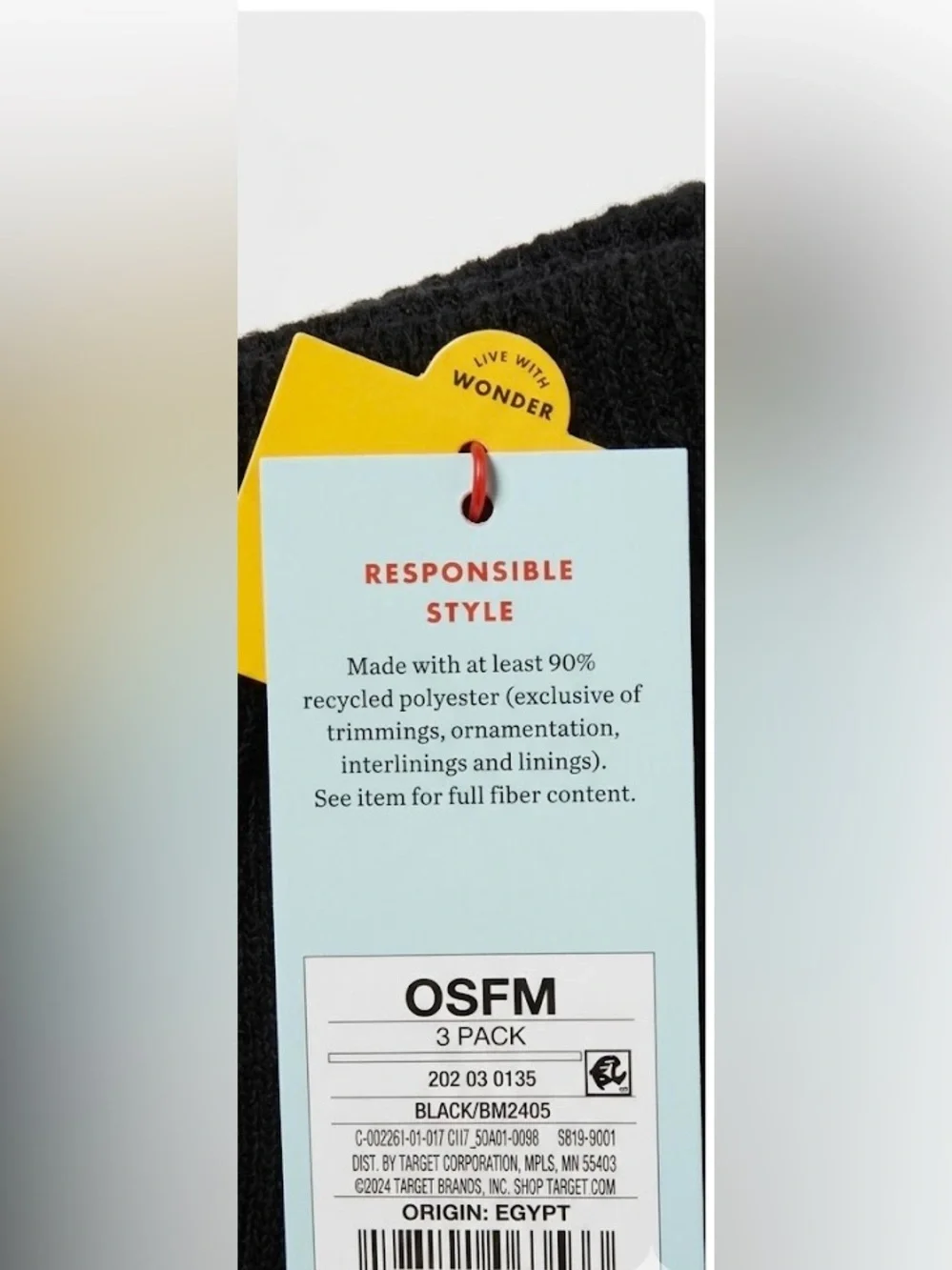 NWT Cat & Jack Kids Tech-Touch Knit Gloves - 3 Pack Black OSFM